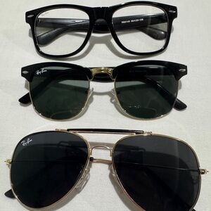 3x vintage RAY-BAN  Sunglasses! *ESTATE SALE FIND!* Unisex Style Frames